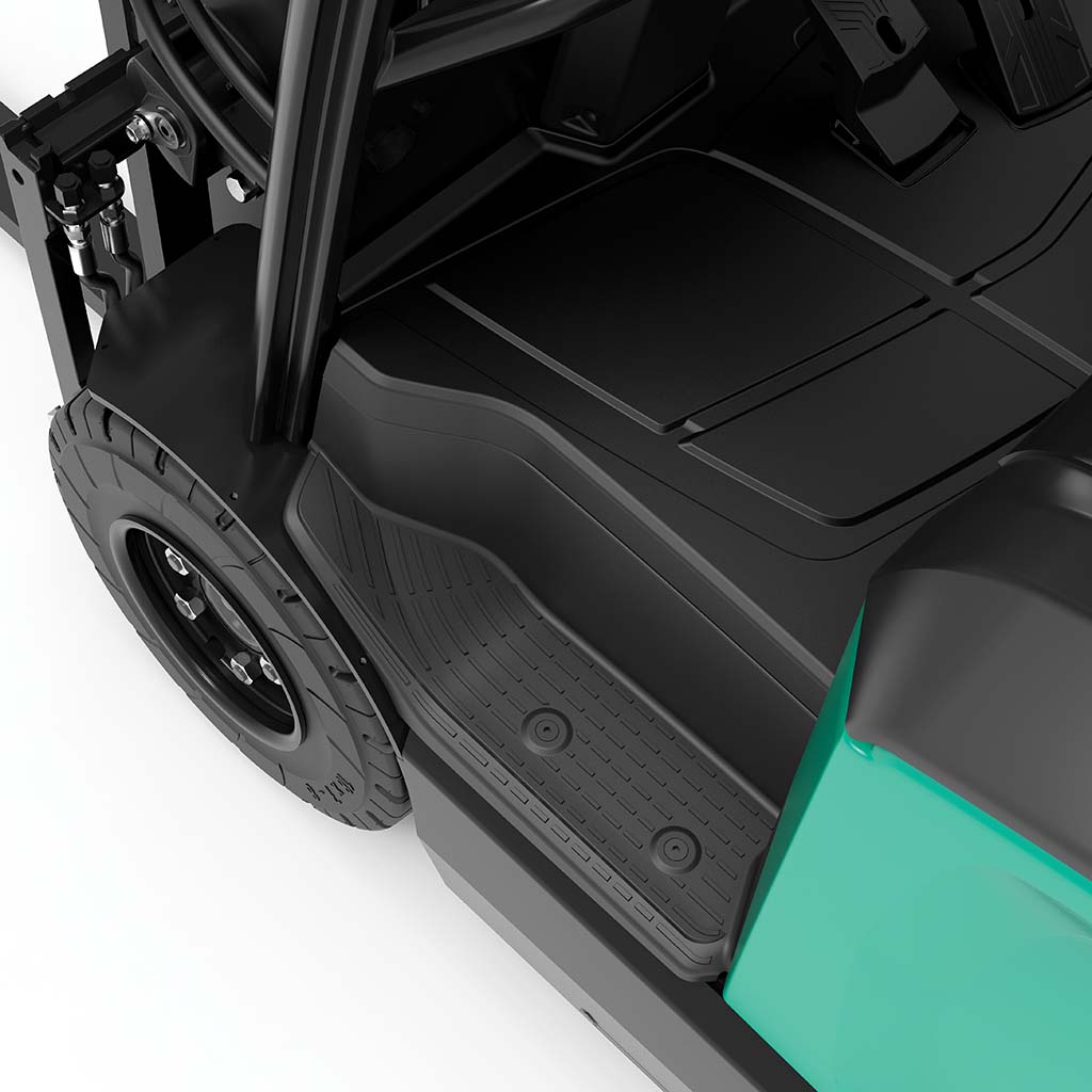 Peldaño bajo de gran tamaño de las carretillas eléctricas fb14-20 cn2 triciclo