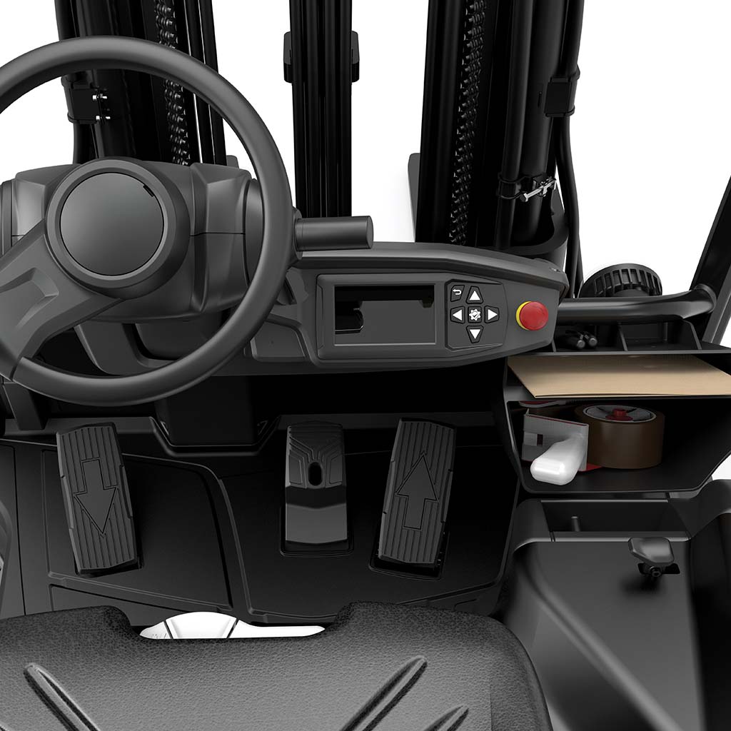 Salpicadero inclinado de las carretillas eléctricas fb14-20cn2 triciclo