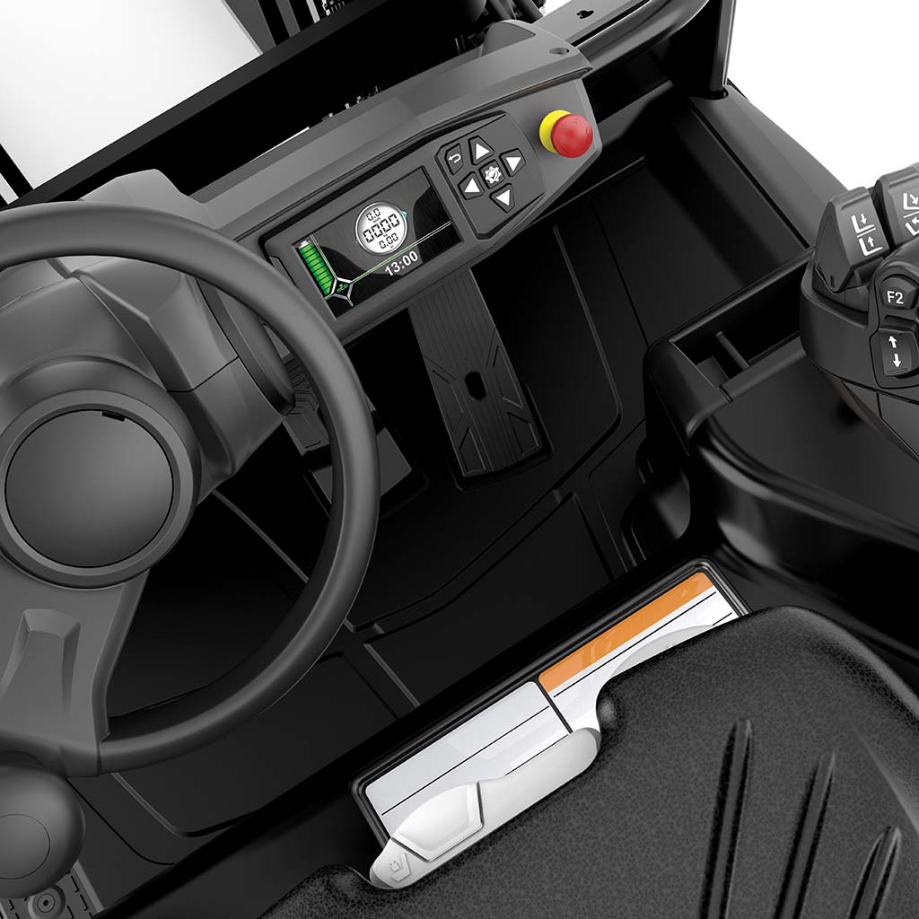 El suelo plano en las carretillas eléctricas fb14-20cn2 triciclo